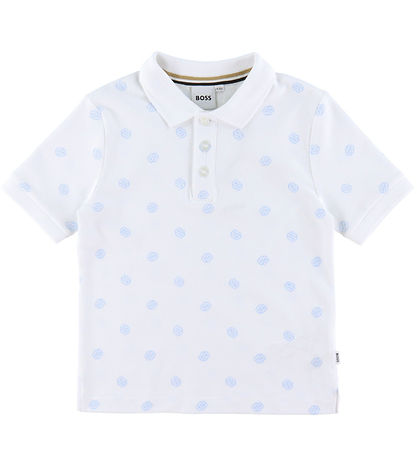 BOSS Polo - Weiß/Blau