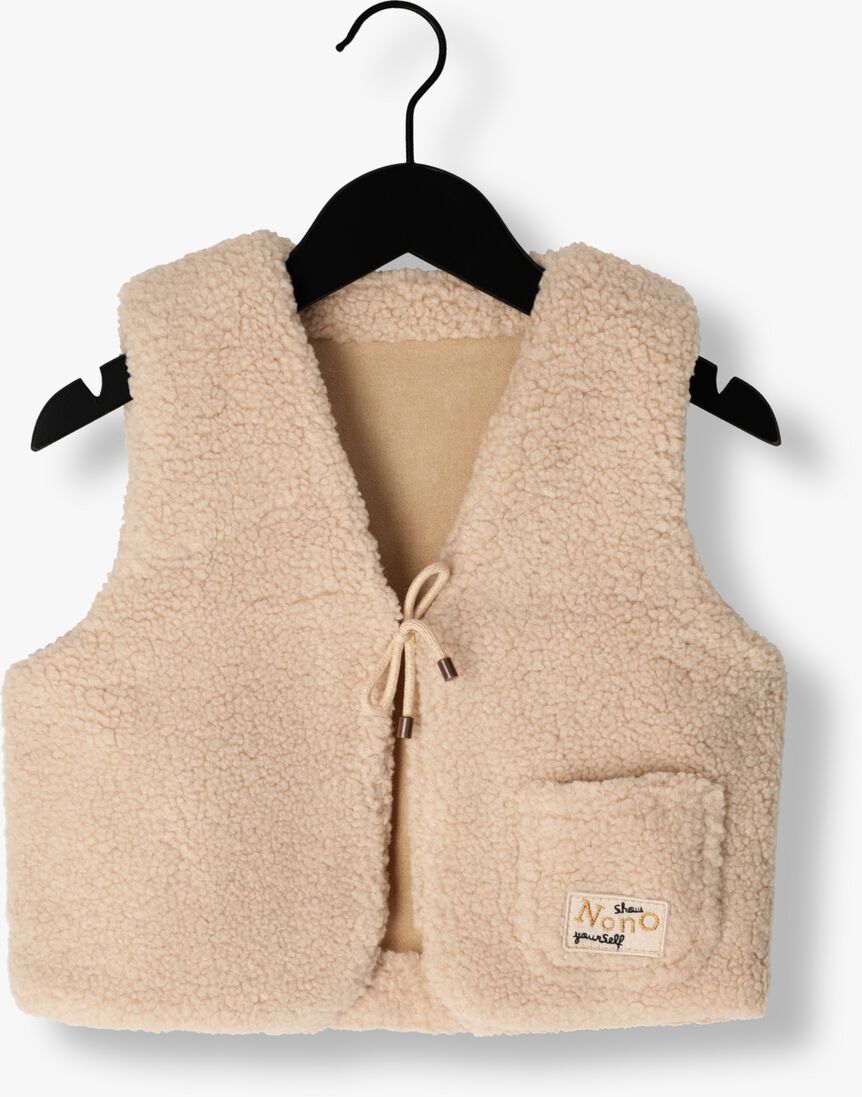 NONO zand nono gilet kalia girls reversible gilette sand