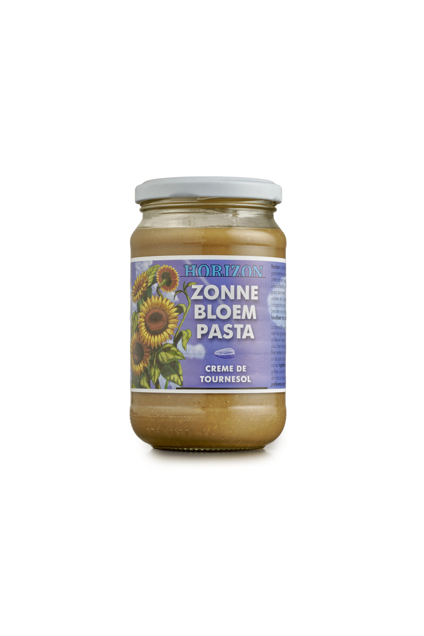Horizon Zonnebloempasta met zout eko bio (350 gr)