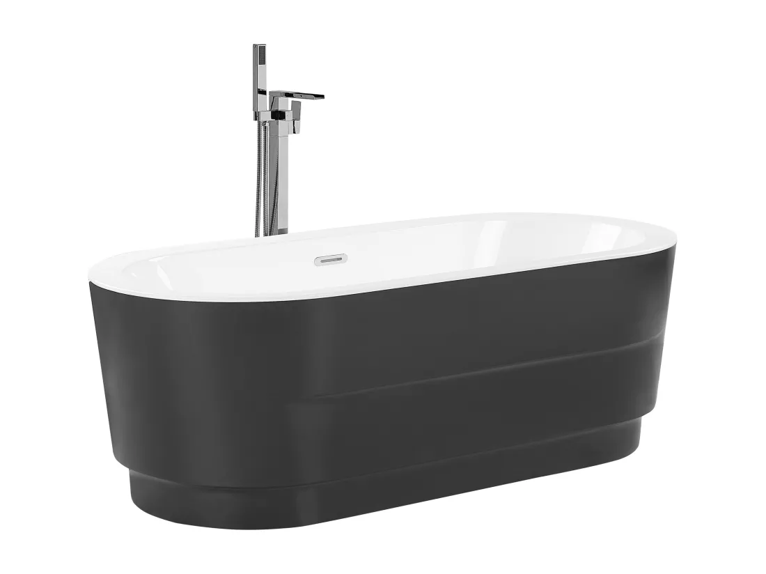 Baignoire îlot noire 170 x 80 cm EMPRESA