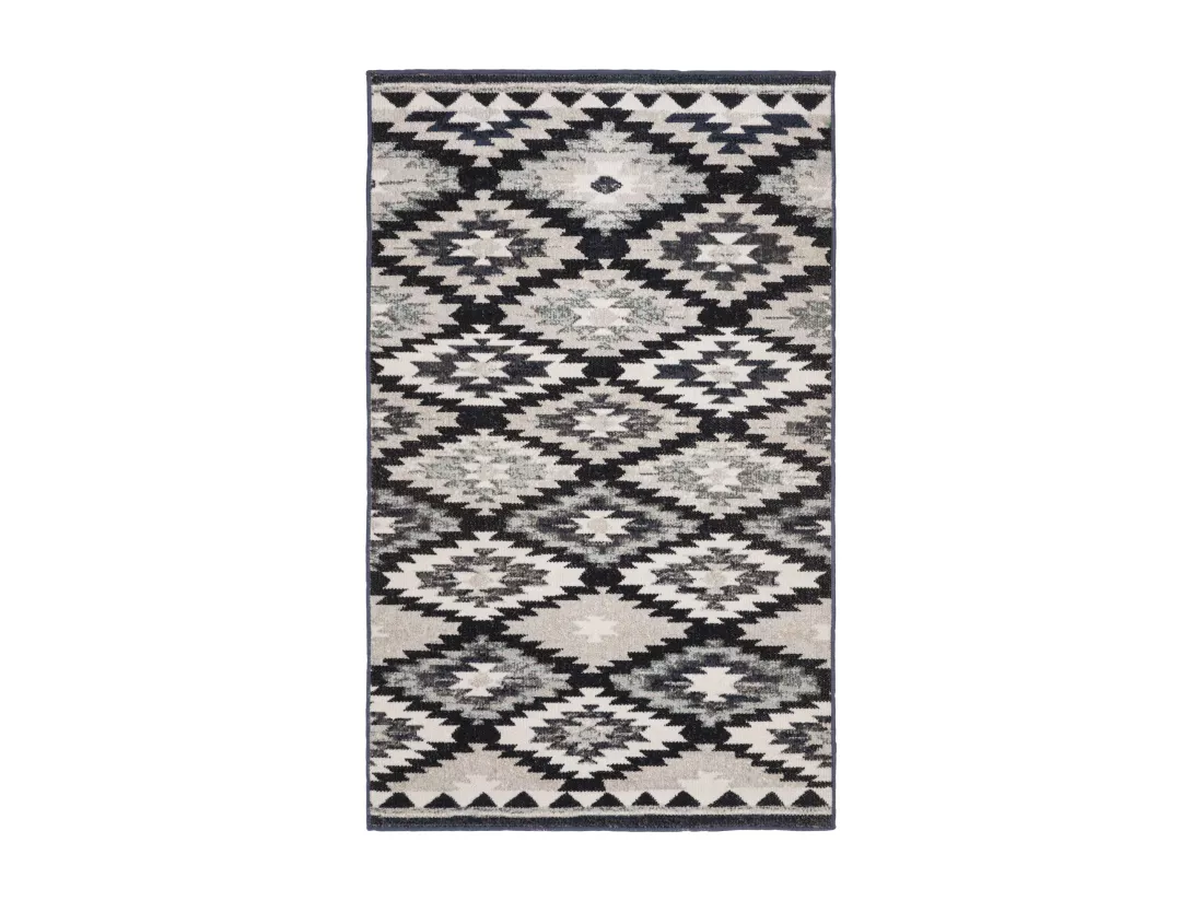 Tapis Grey & Black 122 X 183 cm - Lailee