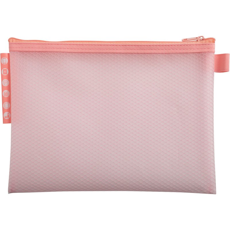 Pochettes de rangement à zip A5 Exacompta Chromaline couleurs assorties