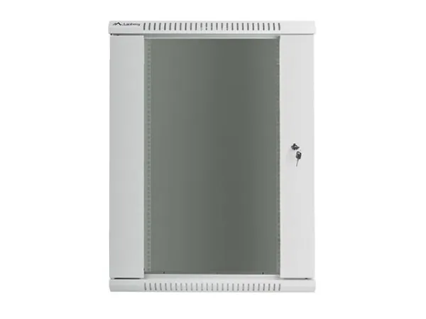 Lanberg - Rack kabinet - vægmonterbar - grå, RAL 7035 - 12U - 19