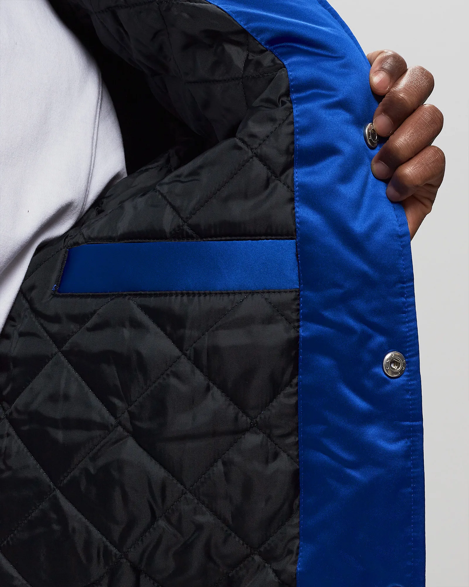 Mitchell & Ness NBA HEAVYWEIGHT SATIN JACKET ORLANDO MAGIC