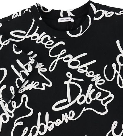 Dolce & Gabbana T-Shirt - DNA - Schwarz/Weiß