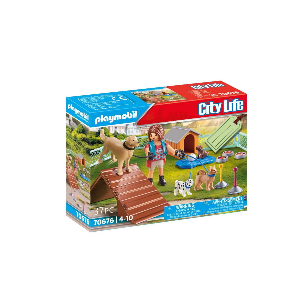 Set cadeau éducatrice de chiens - Playmobil City Life 70676