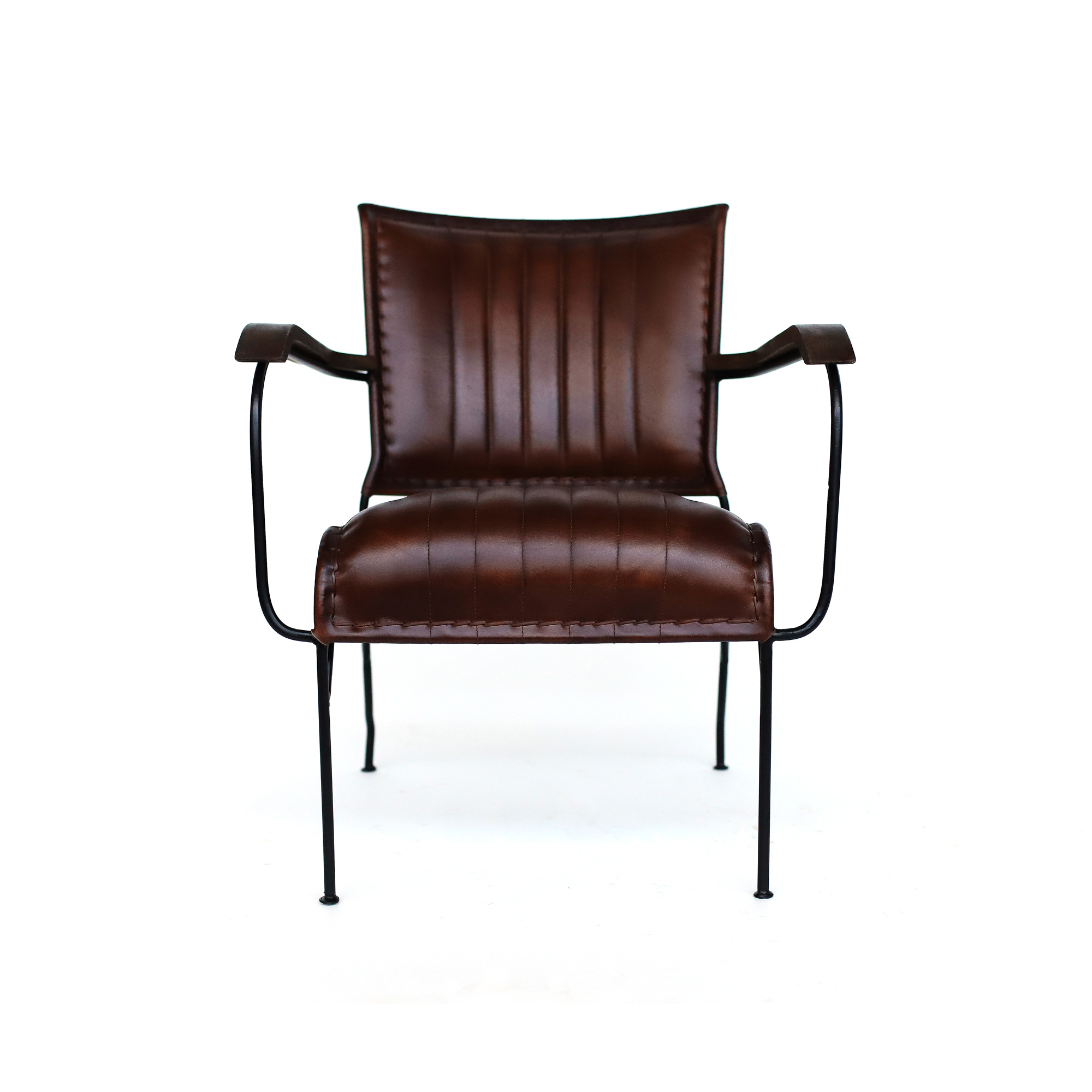 Armsessel 'Florine', braun, B 68 cm, L 76 cm, H 75 cm von fischer's lagerhaus