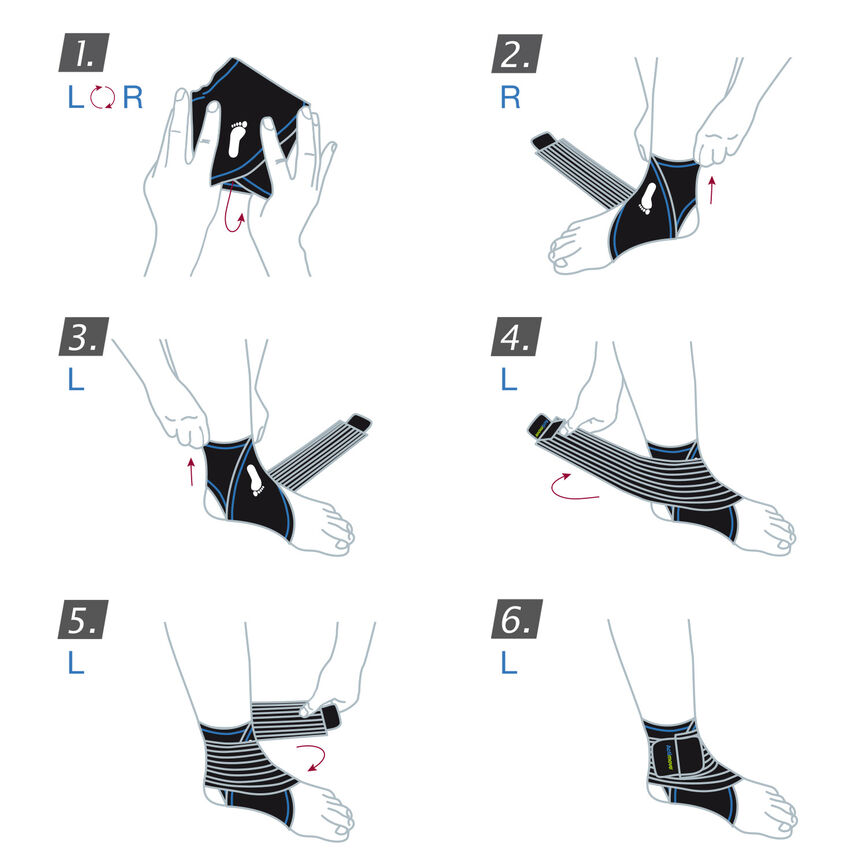 Actimove Sport Edition ankelstøtte M 1 stk