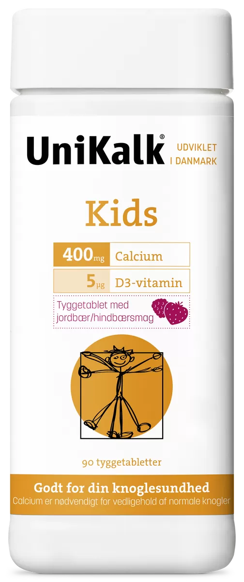 UniKalk Kids - 90 tyggetabl.