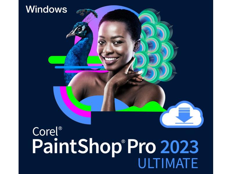 Corel PaintShop Pro 2023 Ultimate ESD, Vollversion Bildbearbeitungsprogramm für Windows