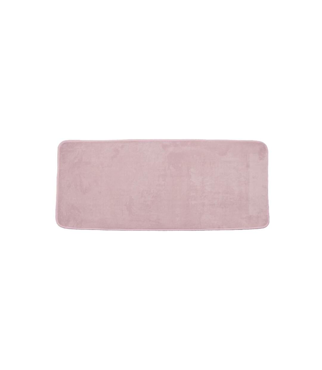 Tapis de Bain Microfibre Vitamine 50x120cm Rose Poudré