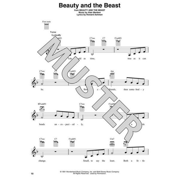 Hal Leonard First 50 Disney Songs Ukulele