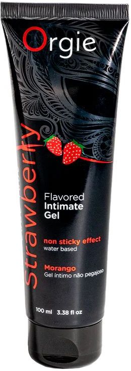 Orgie - Lube Tube Intieme Gel met Smaak Aardbei 100 ml