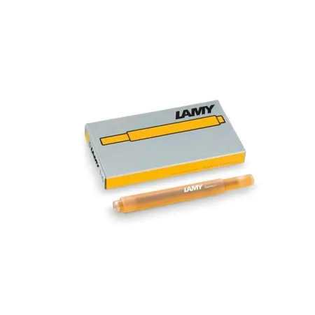 LAMY T10 TintenpaTintenrolleronen f. Füllfederhalter Farbe Mango Inhalt 5 PaTintenrolleronen