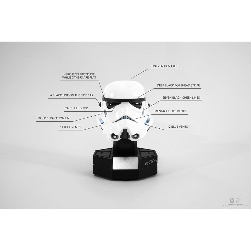 PureArts - StarWars (Original StormTrooper Helmet) 1:3 Statue