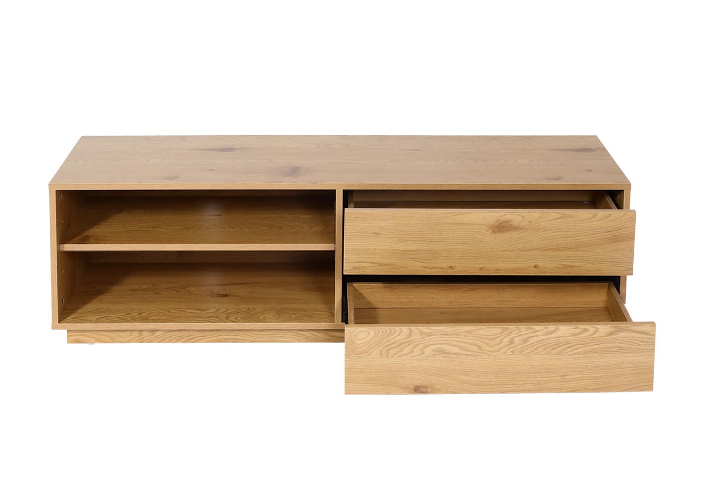 TV-Rack MCW-J78, Fernsehtisch Lowboard Kommode, Schublade, MDF 42x140x40cm