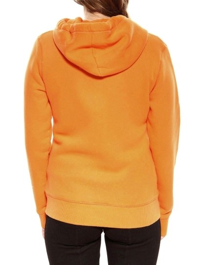 Orange and Brown Women's Jacket with Zip