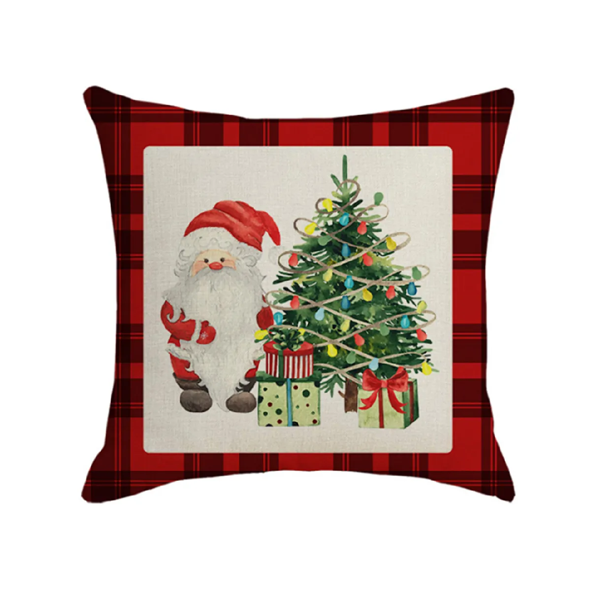 P35 Taie d'oreiller Santa Claus (4pcs) 45x45cm