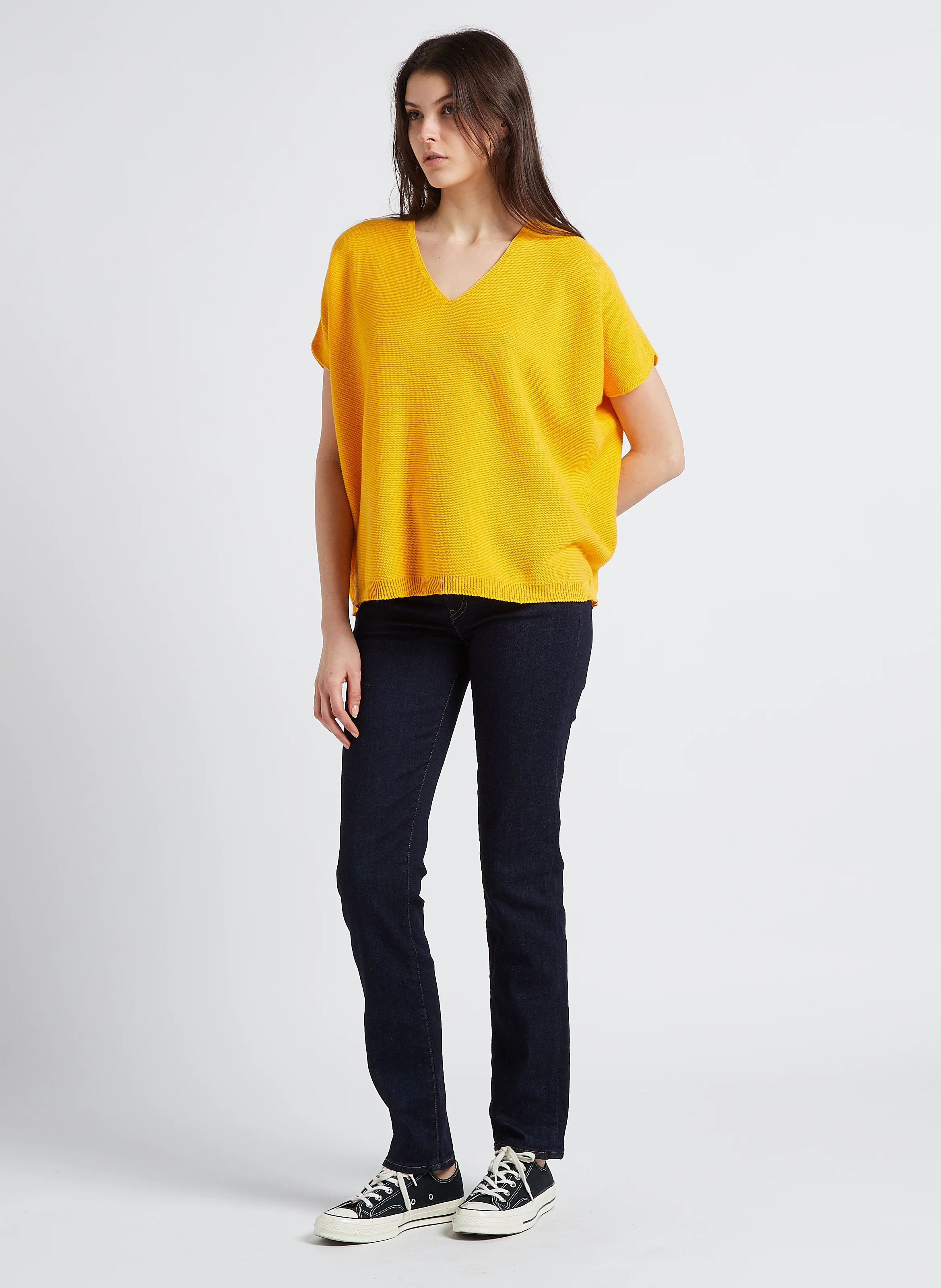 724 HIGH RISE STRAIGHT - Jean slim en coton mélangé | Jean brut