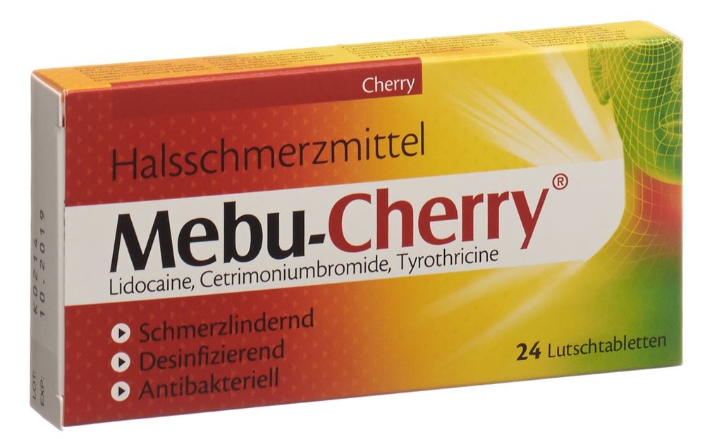 MEBU-CHERRY Lutschtabl Blist 24 Stk