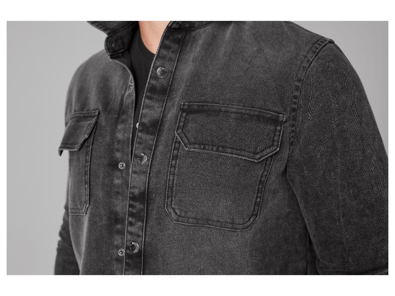 Denim heren overhemd
