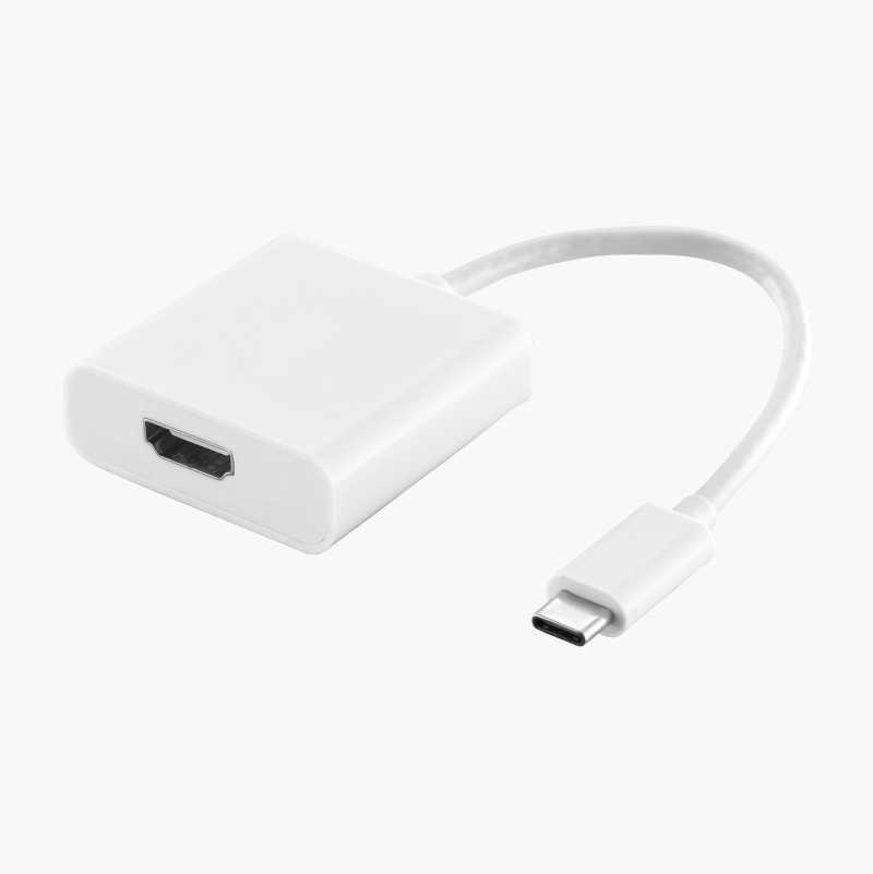 USB C-hub med HDMI-port