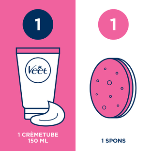 Veet Ontharingscreme Douche Gevoelige Huid 150ML