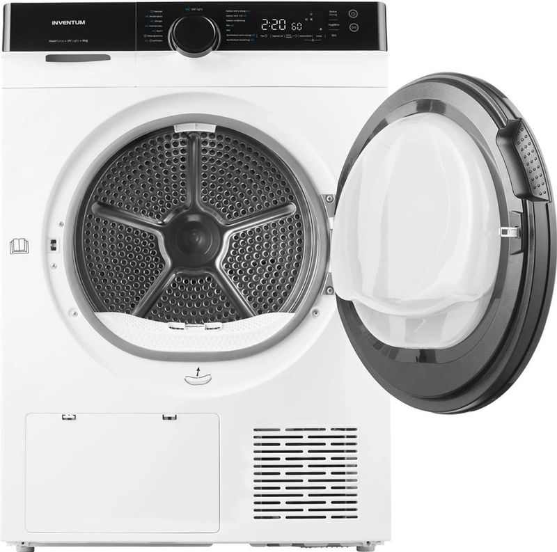 Inventum - VDW8030W - Warmtepompdroger - Wit - 8kg - 14 Programma's