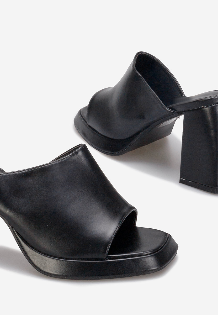 Mules a talon noirs Aramy