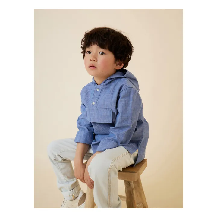 Bonpoint Sweat Franck Chambray | Bleu jean