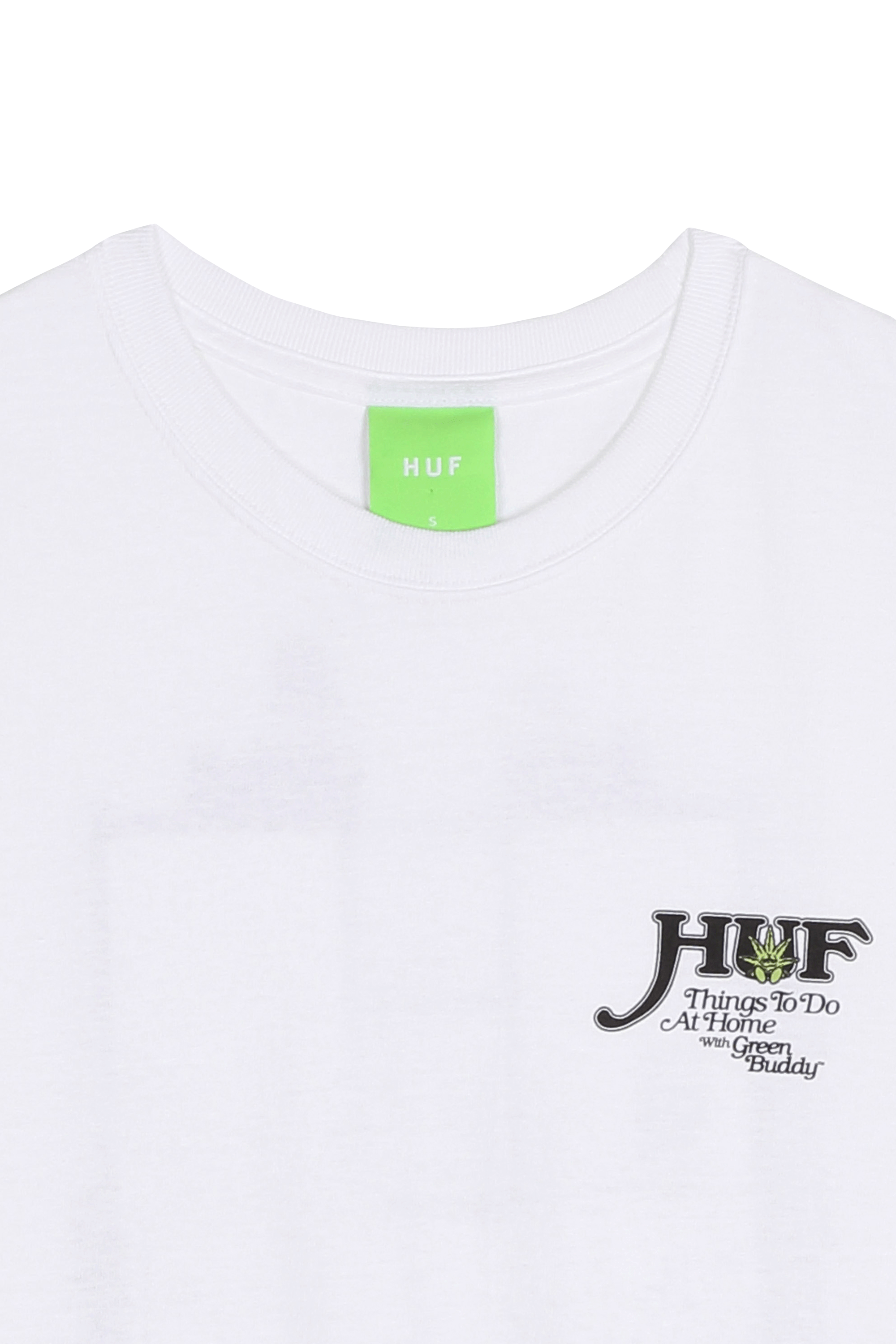 HUF T-SHIRT AT HOME Blanc