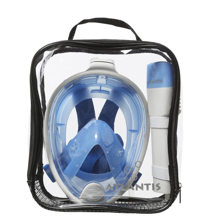 Atlantis Wit Blauw S/M Snorkelmasker