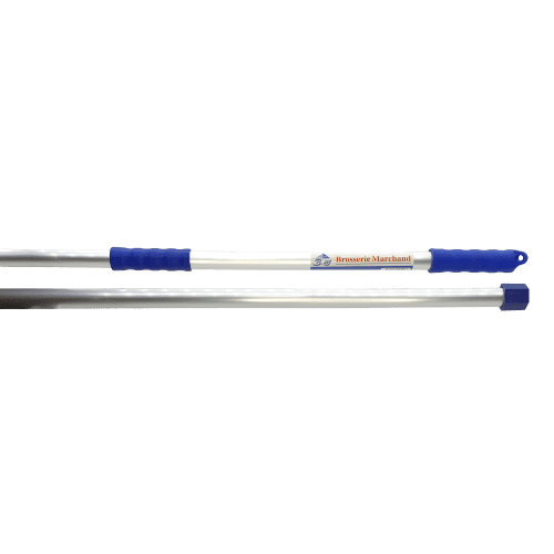 Manche aluminium 130cm bleu Brosserie Marchand