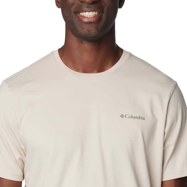 T-shirt COLUMBIA EXPLORERS CANYON BACK SHORT SLEEVE TEE DARK STONE/BEARLY TRIBE