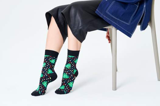 Happy Socks Christmas Night Sock Socken in Mehrfarbig