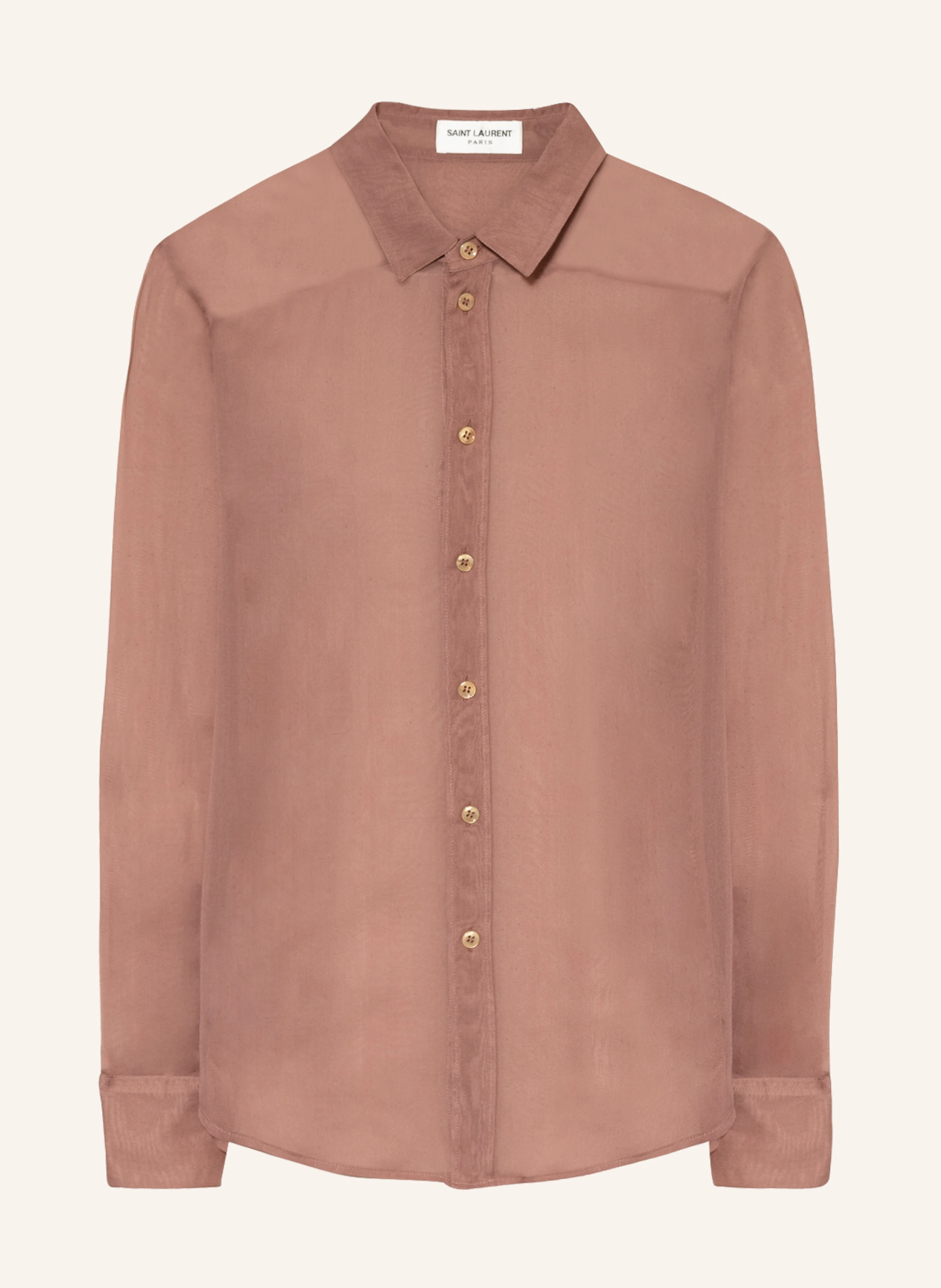 SAINT LAURENT Hemdbluse aus Seide