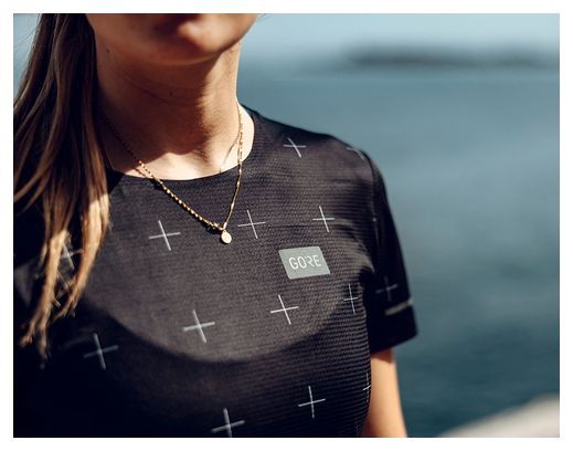 Maillot Manches Courtes Gore Wear Context Daily Femme Noir