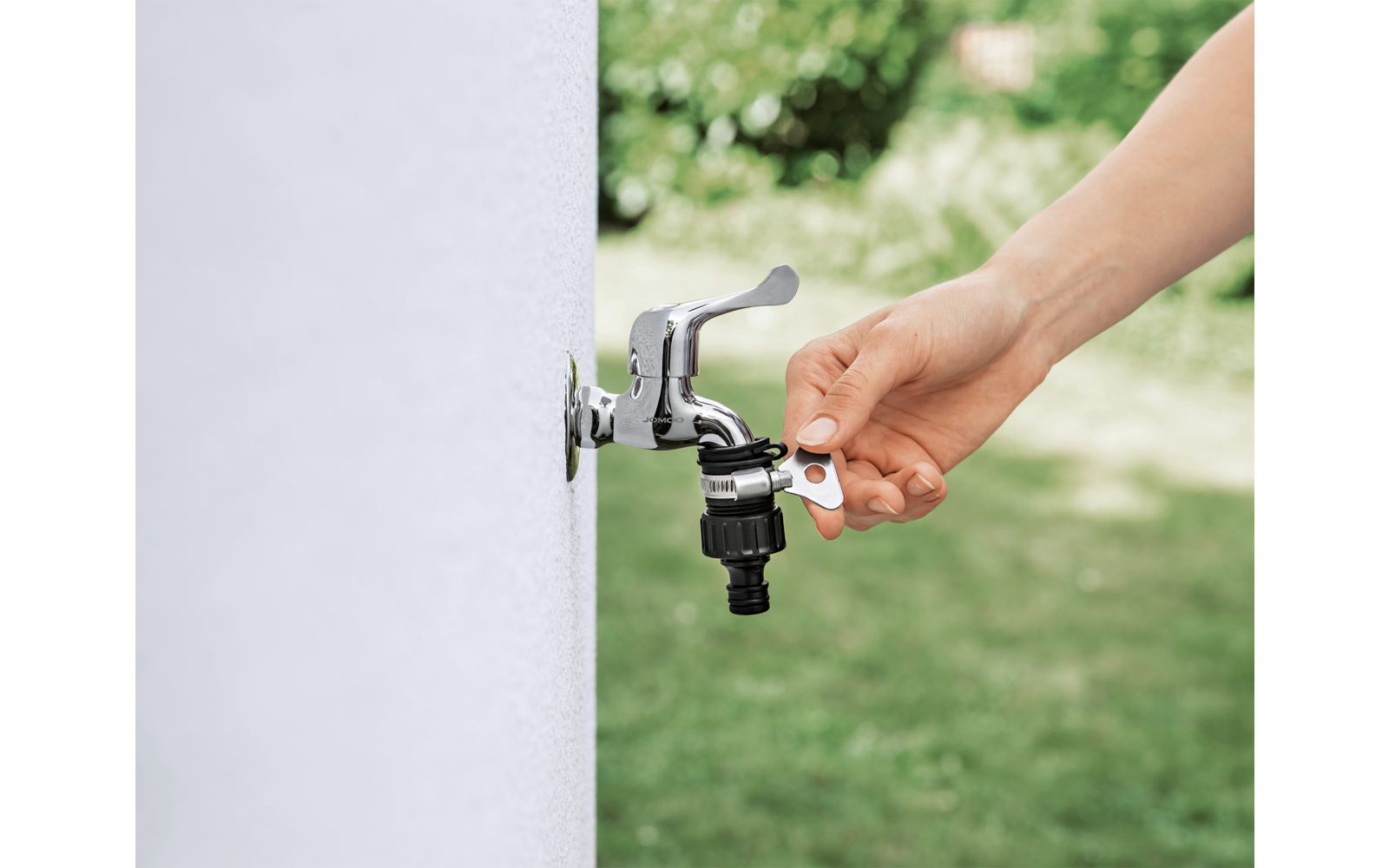 Kärcher Außenhahn Adapter für Wasserhähne ohne Gewinde