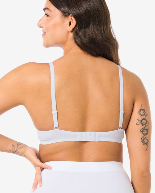 soutien-gorge préformé avec armatures recyclé/micro blanc