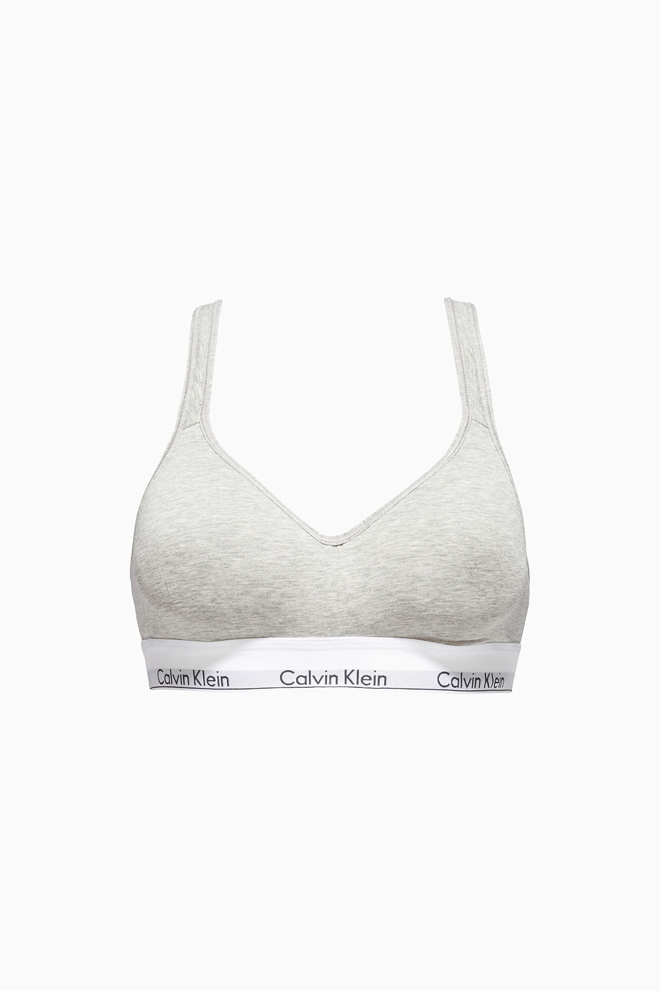 Top Calvin Klein de algodão moldado com cós elástico