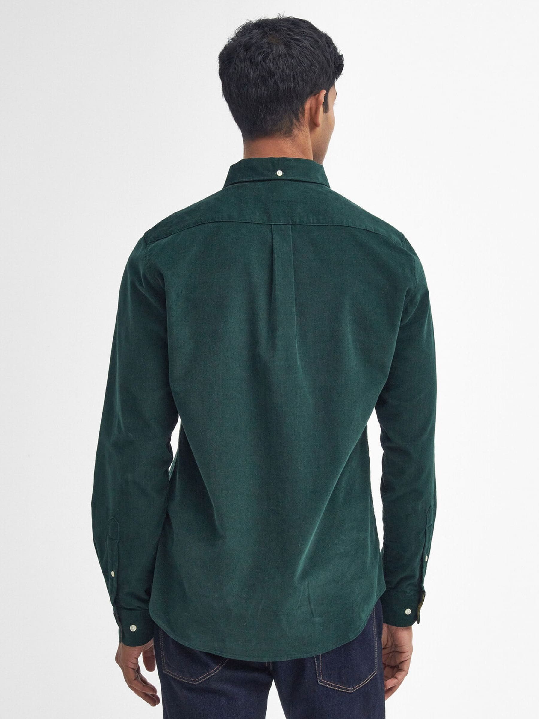 Donkergroen - Barbour® Ramsey Cord Shirt