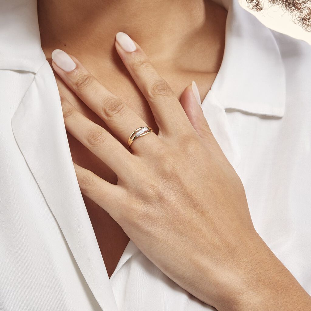 Bague Nolan Or Jaune Diamant