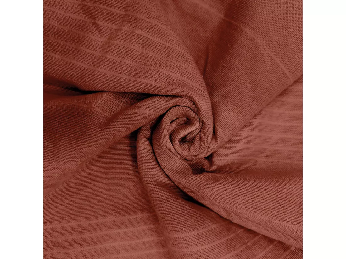 Jeté de lit ou canapé 220x240 cm ADELE brique, par Soleil d'ocre