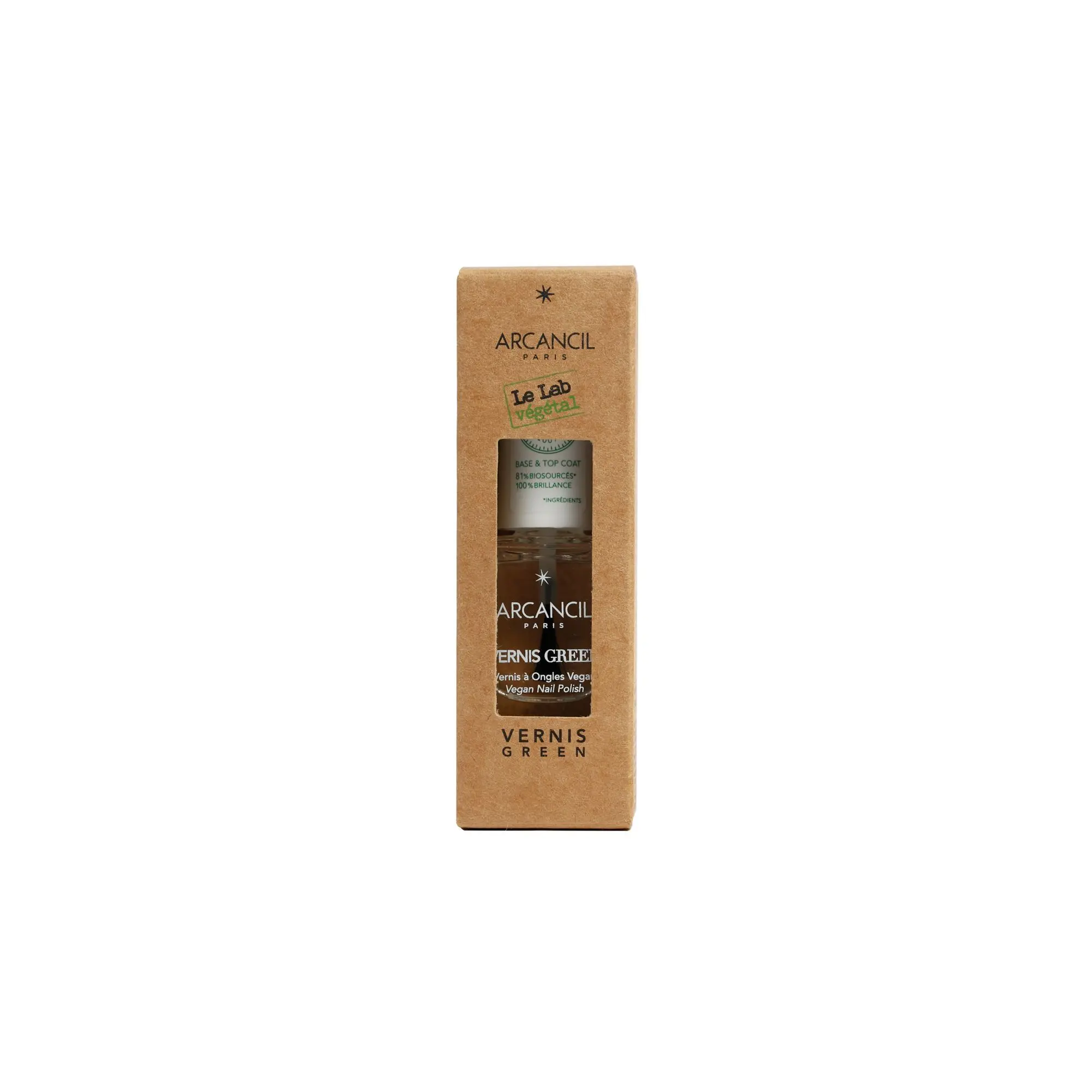 Le Lab Végétal by Arcancil - VERNIS GREEN Fini ultra-brillant- Vernis à ongles