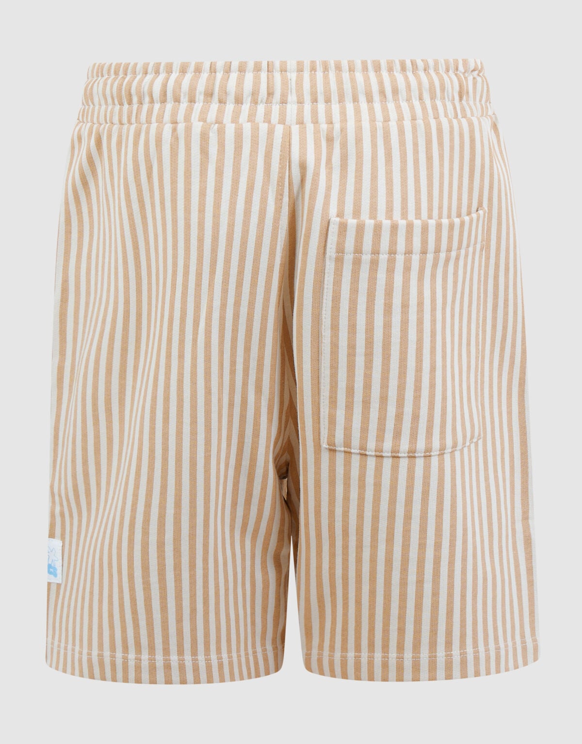 Striped Short Beige