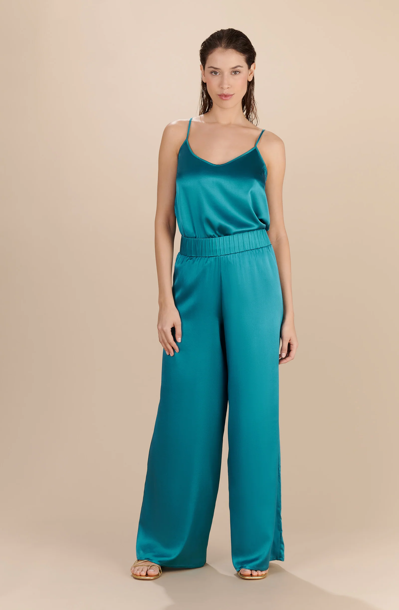 tom Pantalon large persan en soie Persan