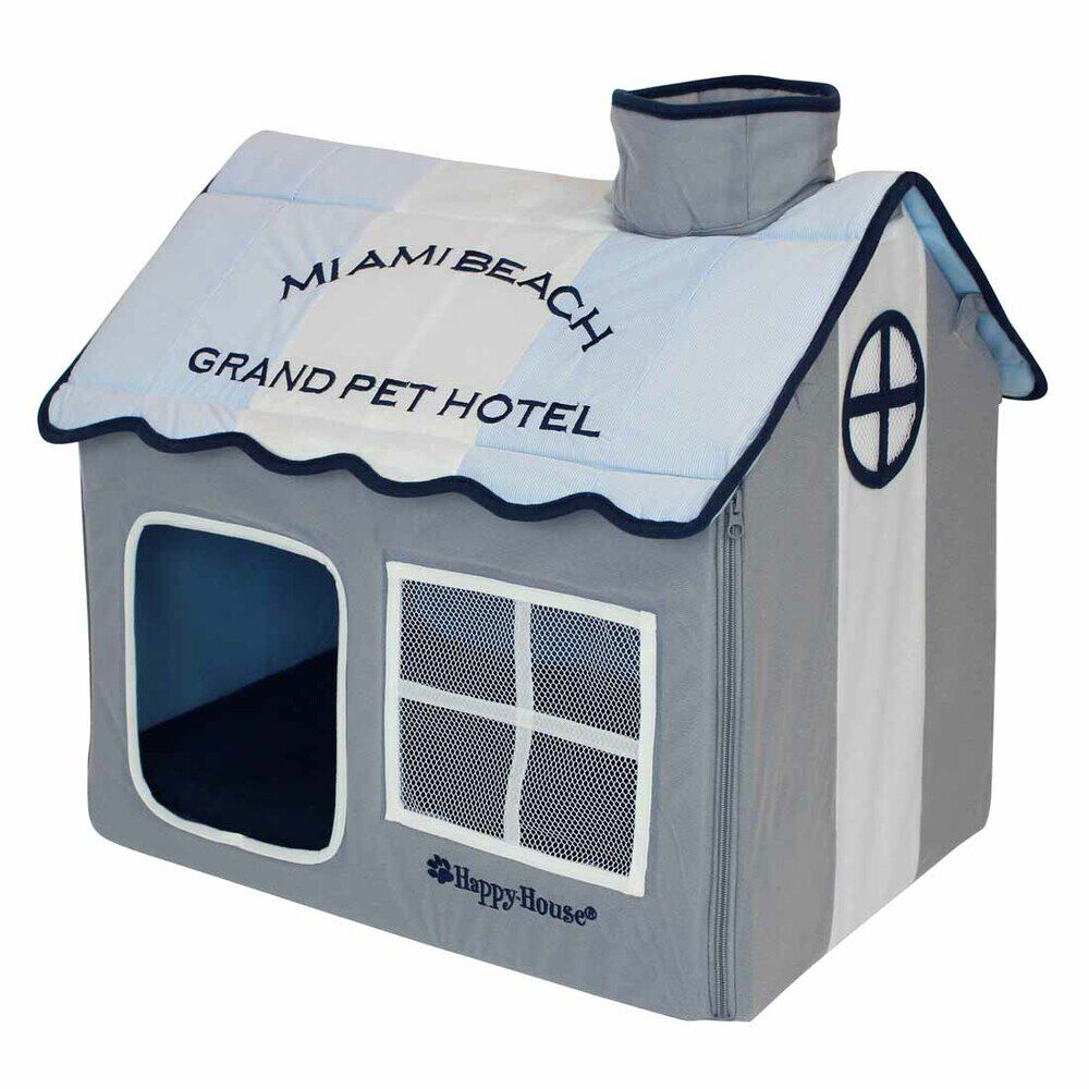 Happy-House Villa Beachhouse - Hondenkussen - blauw - 49x36x52 cm - Klein