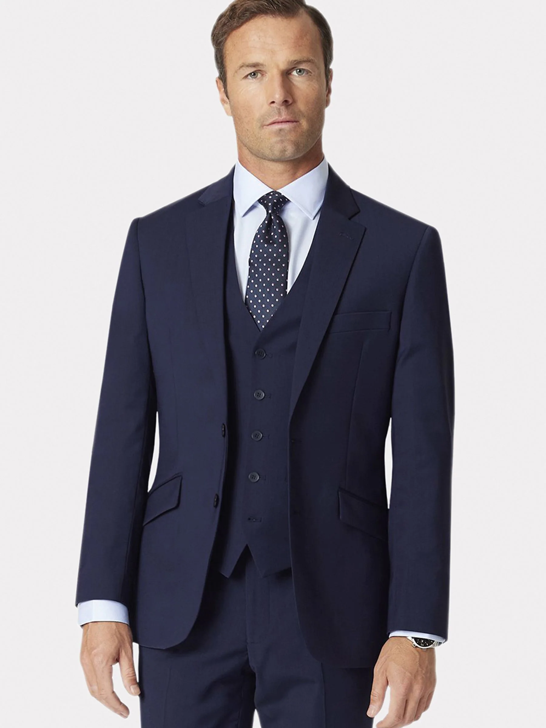 Blauw - Brook Taverner Suit Jacket