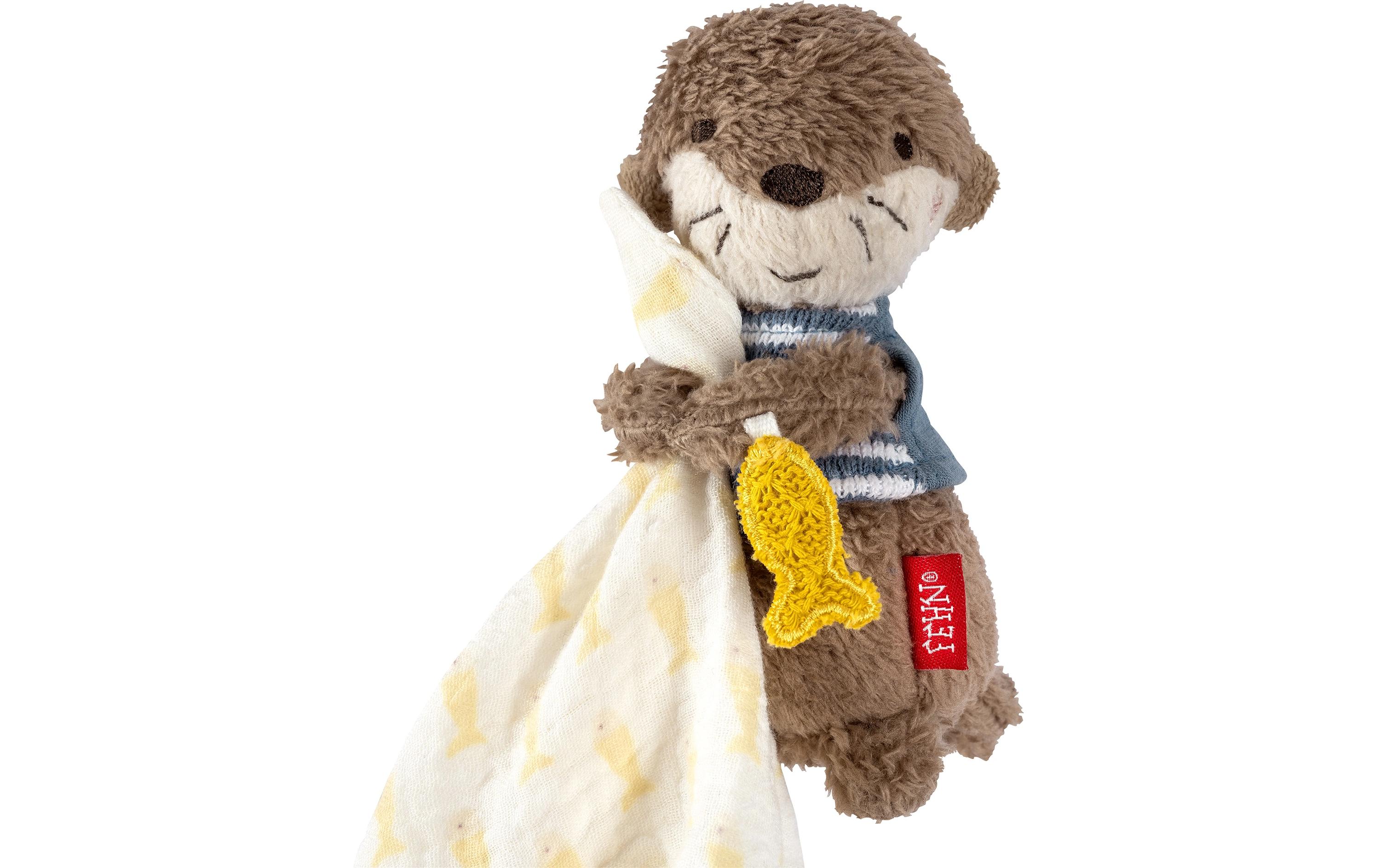 Schmusetuch Musselin OtterSpielkamerad und Stofftier-Schnuffeltuch für Babys