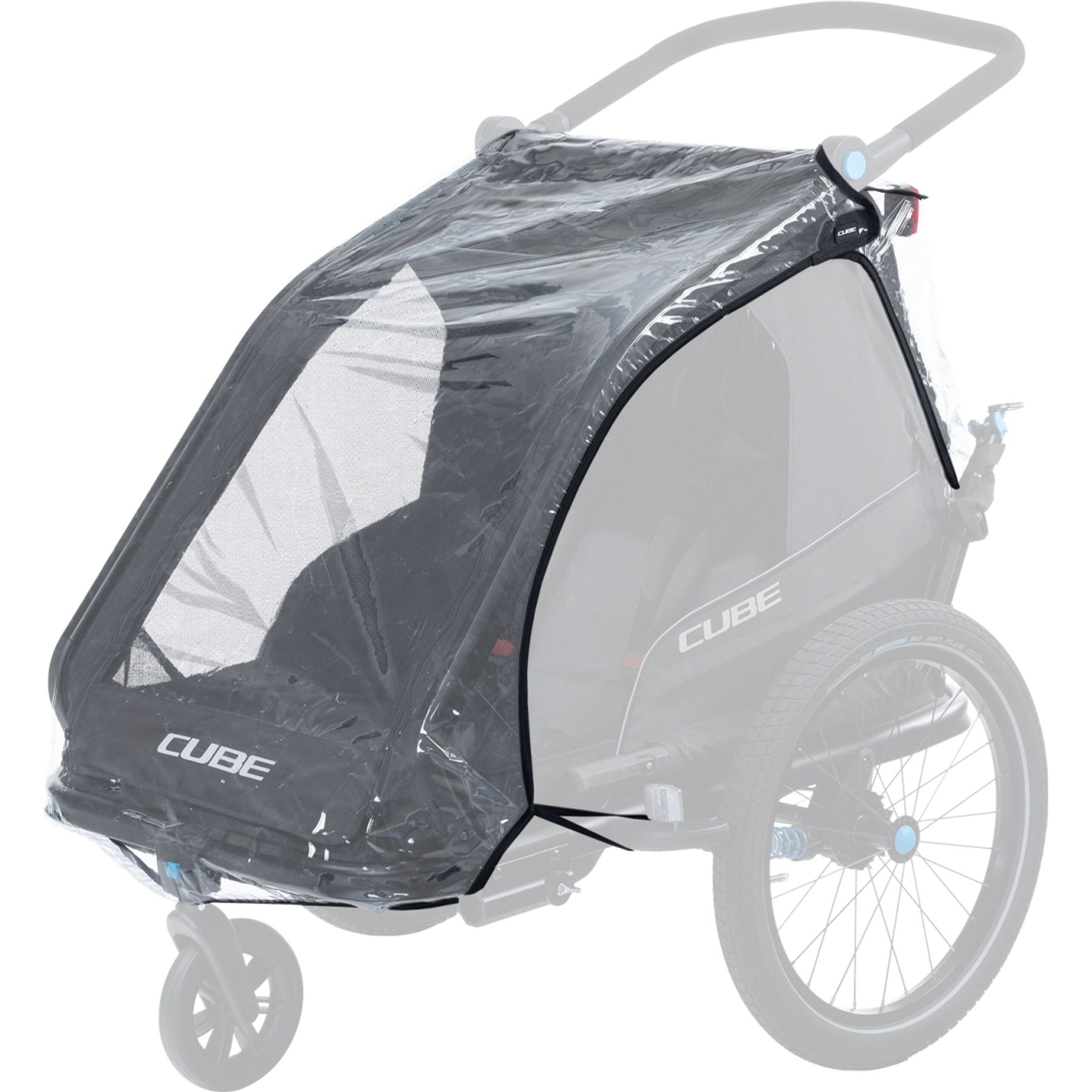 Cube Double Fietskar Raincover